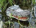 Krokodil Kopf ALLIGATOR Gartenfigur Teich Garten Figur