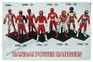 Bandai Power Rangers Miniature Figures 1980   2006  