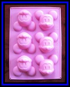 NEW! **Silicone MICKEY cupcake and muffin pan** 6 mold  