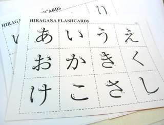 Japanese Flashcards   Hiragana   Sounds Read & Write  