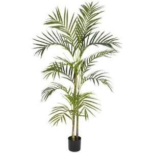  Exclusive By Nearly Natural 4 Ft Areca Palm Silk Tree