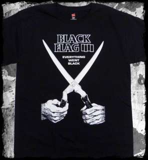 Black Flag   Everything Went Black   official t shirt  