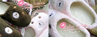   Couples Women Men Warm Cute Velvet Panda Slippers House Home Shoes Hzj