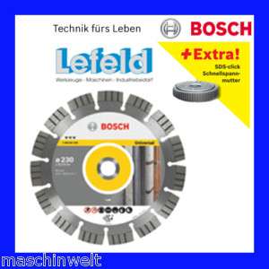 Bosch Diamant Trennscheibe Best Universal+Metal 230mm 3165140581714 