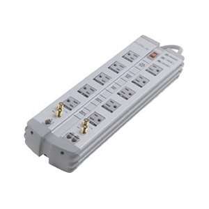   10 Outlet PureAV Home Theater Surge Protector by Belkin: Electronics
