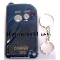 Carper CX 318 Mini Keychain One Button 9 DIP On/Off Code Switch 318MHz 