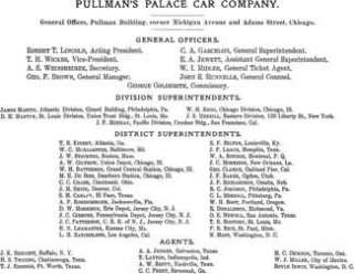 1897 Pullman Palace Car RR Catalog Photos Plans Dimen  