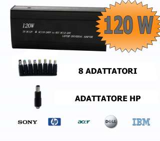 ALIMENTATORE UNIVERSALE NOTEBOOK HP ACER ASUS TOSHIBA  