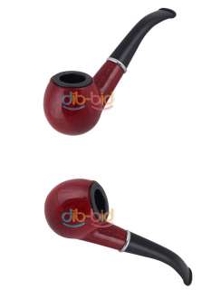 Red Exquisite Wood Smoking Pipe Tobacco Cigar Pipes  