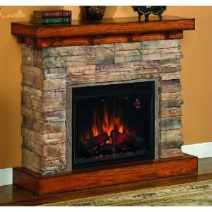  Classic Flame Flagstone Collection 23WM912 S118   44 Wide 