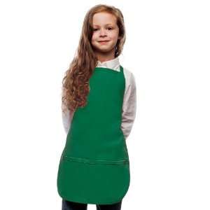 DayStar 250 Two Pocket Child Bib Apron   Kelly   Embroidery Available