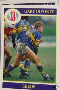 62 gary divorty leeds Rugby Trading card  