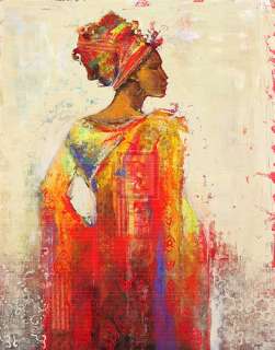 KAREN DUPRE Ashanti african woman ghana headdress NEW  
