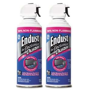  ENDUST Compressed Gas Duster 2 10oz Cans/Pack Moisture 