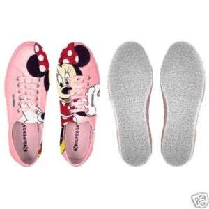 02BC0 Le Superga Disney Minnie Topolino n° 42 scarpe Sneakers Shoes 