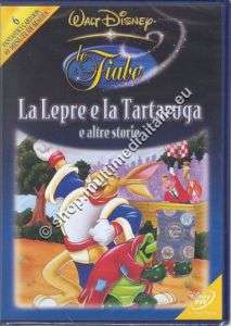 LA LEPRE E LA TARTARUGA   FIABE DISNEY DVD NUOVO  