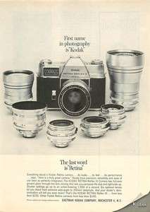1963 Kodak Retina Reflex III Camera   Vintage Ad  
