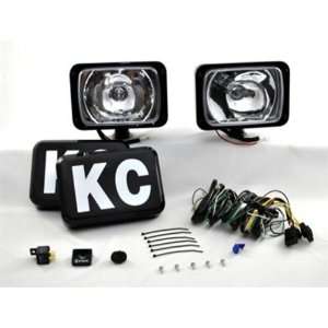 KC HiLites KCH 241 Light Kit Long Range 100W Black 6 in.x9 in 