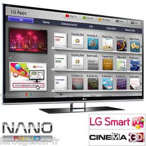 TV Ecran Plat LG 55LW980S 3D LCD 55   140 cm NANO Led 3D Passive 