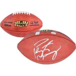 Peyton Manning Autographed Football  Details Indianapolis Colts 