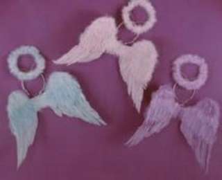 Angel Set, Child, Purple. Lovely, feather angel wings and halo with 