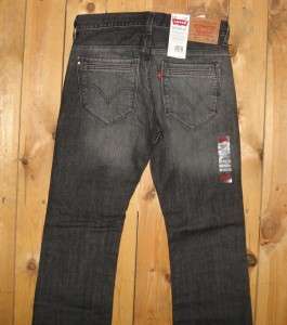 Levis Mens 527 Premium Boot Cut Tainted Black Jeans #0002  