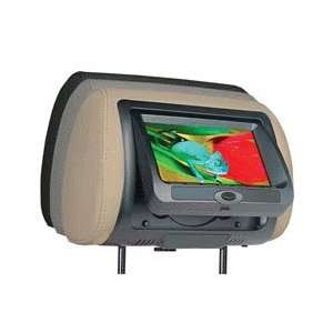 Roadview/Concept 7inch Widescreen TFT LCD Headrest Monitor w/Dvdplayer 