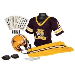  LSU Tigers Football Deluxe Uniform Set   Size Small 