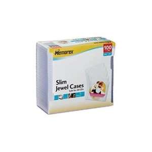  New   Memorex Slim CD Jewel Case   Y69736 Electronics