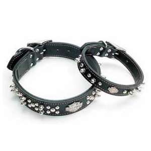   Harley Davidson Leather Spiked Collar 1 x20