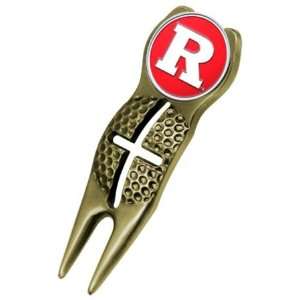  Rutgers Scarlet Knights NCAA Cross Hair Golf Divot Tool 