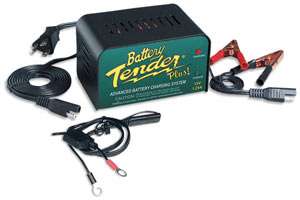 The Deltran Battery Tender Plus 12 volt/1.25 amp Battery Charger with 
