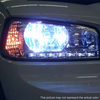 05 10 CHARGER 2in1 BLACK HEADLIGHTS+DAYTIME DRL LED  