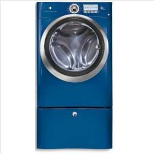  Front Load Steam Washer with Wave Touch Controls in Blue 