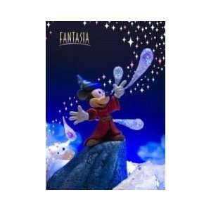 Disney Amazing 3d Greeting Card Postcard   Fantasia 3d Greeting Card  