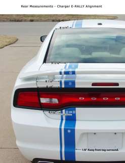   Dodge Charger E RALLY Racing Stripes Spoiler Decals Pro 3M Graphics 45