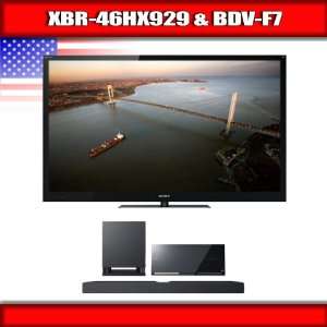  Sony XBR 46HX929   46 BRAVIA 3D LED backlit LCD TV + Sony 