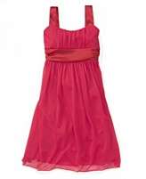 Ruby Rox Kids Dress, Girls Sheer Matte Empire Waist Dress