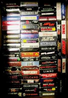 VHS Huge Lot of 71 Action Movie Video Tapes Adventure  