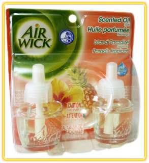 Air Wick Scented Oil Twin Refill, Lavender / Island Paradise, 2 ea 