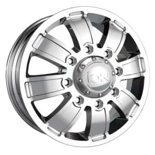   16 FORD CHEVY DODGE DUALLY CHROME WHEELS ION 166 SERIES FULL SET OF 4