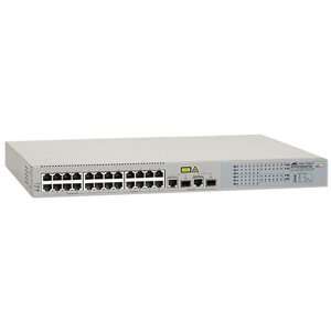  New   Allied Telesis WebSmart 24 Port Ethernet Switch with 