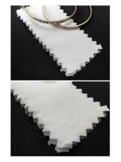  Mini Silver Polishing Cloth Jewelry Cleaner Pure Cotton Anti Tarnish 