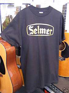Vintage Selmer logo T Shirt amp british tube valve  