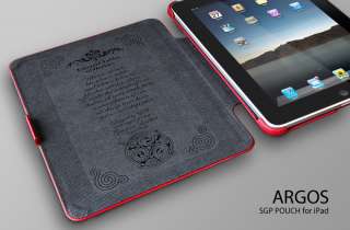 SGP Slim Leather Case Argos Red Case/Cover Apple iPad  