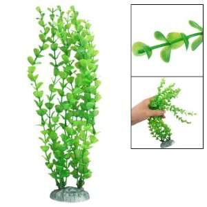  Artificial Plastic Green Seaweed Fish Tank Decoration Pet 