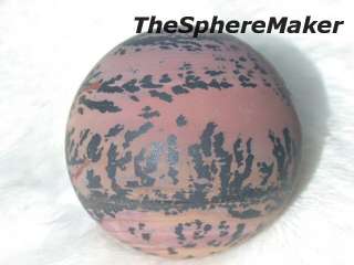 Siaz INDIAN PAINT ROCK SPHERE NATURAL STONE ART DEATH VALLEY 