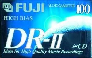 New FUJI DR II 100 High Bias Audio Cassette  