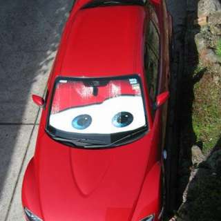   Pixar Cars Lightning McQueen Front Car Windshield Sun shade  