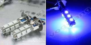   H1 13 LED 5050 SMD Car Foglight Fog Light Lamp Bulb White Blue  